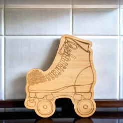 Roller Skate Wood Board - 13" x 15"