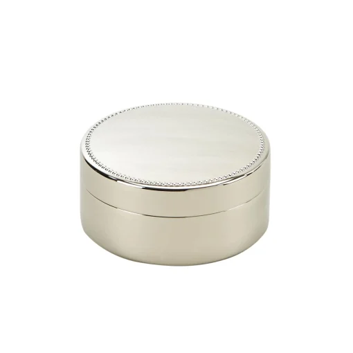 Round Box with Beaded Border
