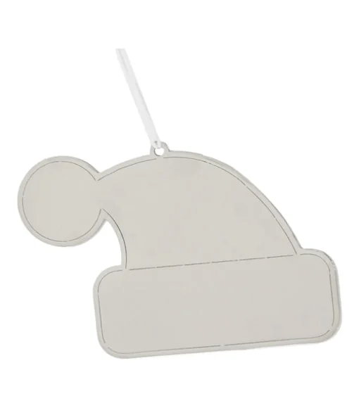 Santa Hat Ornament w/White Tassel