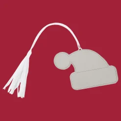 Santa Hat Ornament w/White Tassel