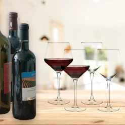 Set of 4 Red Wine Glasses - 23 Oz