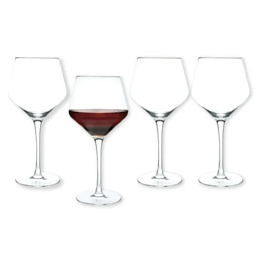 Set of 4 Red Wine Glasses - 23 Oz
