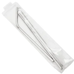 Set Of 2 Stainless Steel Straws