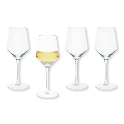 Set of 4 White Wine Glasses - 14 Oz