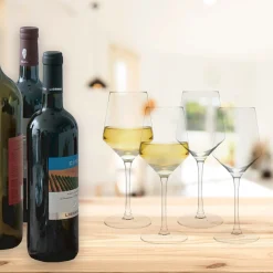 Set of 4 White Wine Glasses - 14 Oz