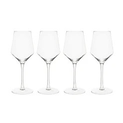 Set of 4 White Wine Glasses - 14 Oz
