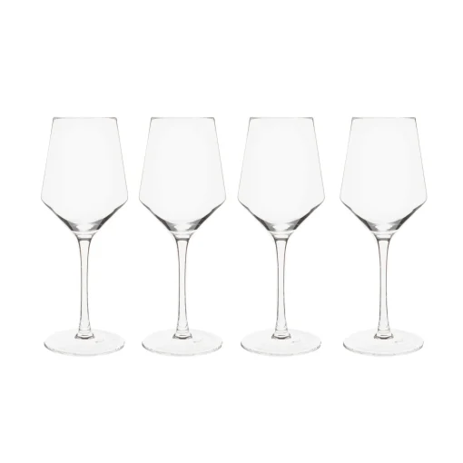 Set of 4 White Wine Glasses - 14 Oz