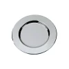Silver Round Nickel-Plated Tray - 6"