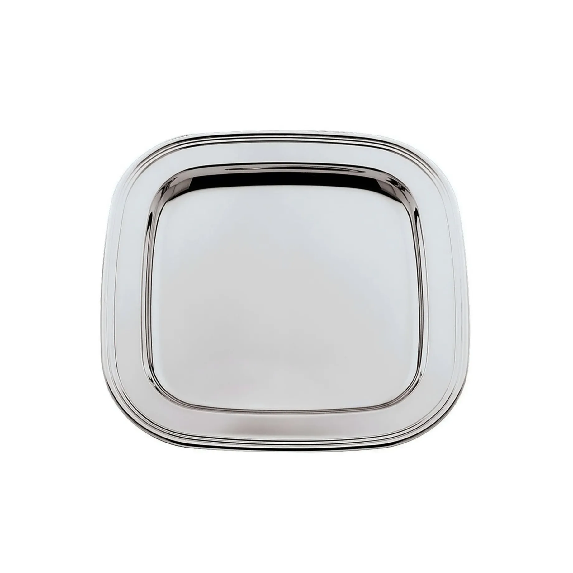 Silver Square Tray - 8"
