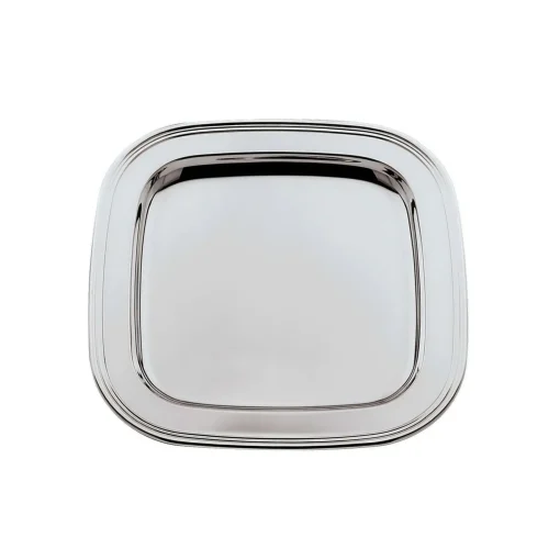 Silver Square Tray - 11.5"