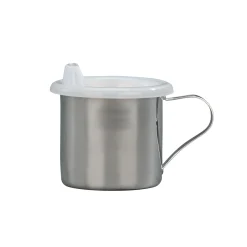Silverplated Baby Cup with Sippy Lid