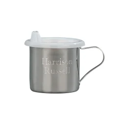 Silverplated Baby Cup with Sippy Lid