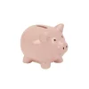 Small Pink Ceramic Pig Bank
