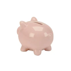Small Pink Ceramic Pig Bank