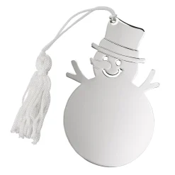 Snowman Ornament W/white Tassel