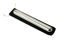 Stainless Steel Cigar Tube with Black Pouch