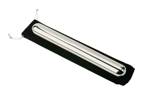 Stainless Steel Cigar Tube with Black Pouch