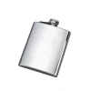 Stainless Steel Polished Finish Flask - 8 oz