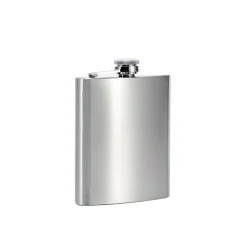 Stainless Steel Polished Finish Flask - 8 oz