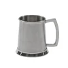 Stainless Steel Tankard with Satin Matte Finish - 20 oz
