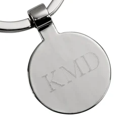 Standing Angel Keychain with Engraving Tag, 3.5"