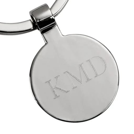 Standing Angel Keychain with Engraving Tag, 3.5"
