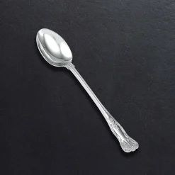 Stuffing Or Serving Spoon With King's Pattern Handle