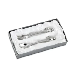 Teddy Bear Handle Baby Spoon & Fork Set