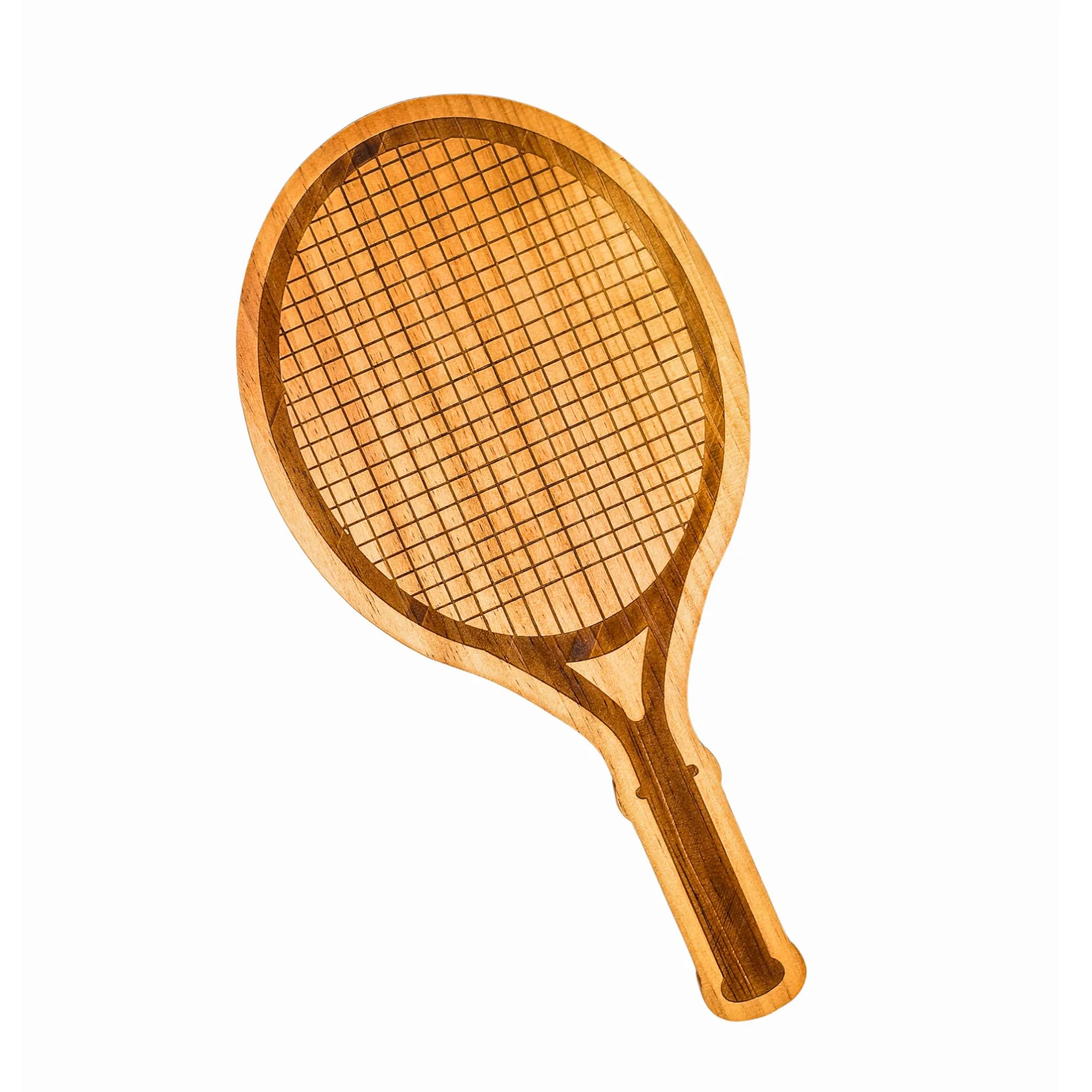 Tennis Racket Wood Board - 9" x 18"