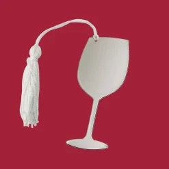 Wine Glass Ornament Np 3.375" X 1.5"