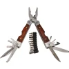 Wood Handle Stainless Steel Multi Function Tool W/bits, 7" L